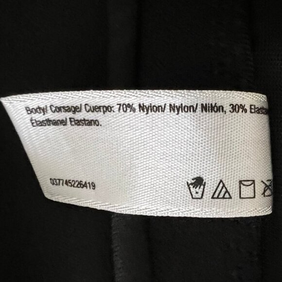 Flexees Black Spandex Athletic Workout Tank Top - Picture 6 of 6